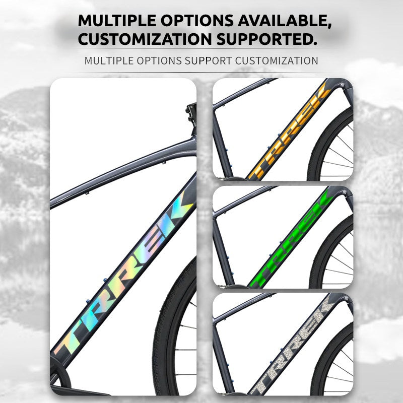 Kit d'autocollants pour cadre Trek FX 3 – Changement de couleur du logo pour vélo hybride de fitness Trek FX3