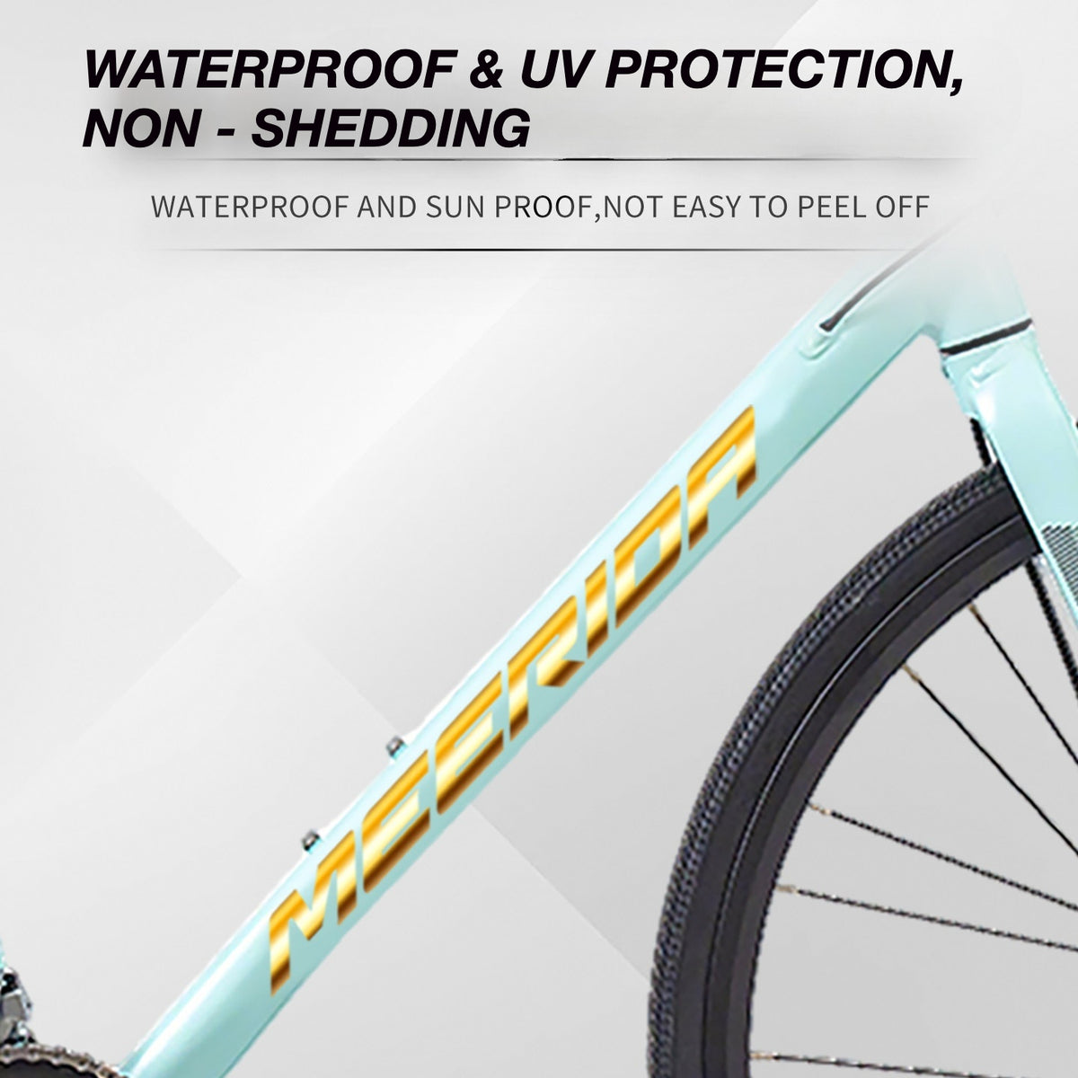Custom OEM Logo Decals for Merida Explorer 300 / 500 Flat Bar Road Bike Frame | Waterproof Overlay Stickers