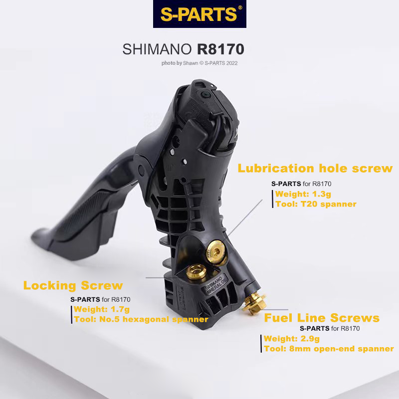 Shimano Ultegra Di2 R8170 12speed Kit de Parafuso de Titânio para Câmbio e Freio
