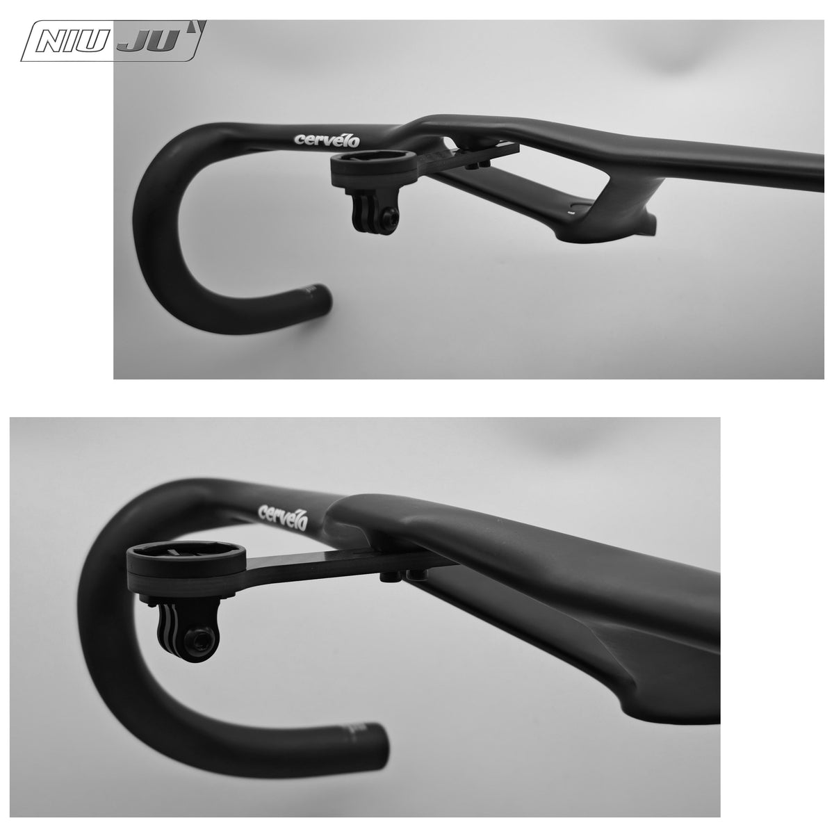 NIUJU Carbon Computer Mount for Cervelo S5 / R5 / Aspero MY2026+ (HB19 / HB18 / HB16 Bars)