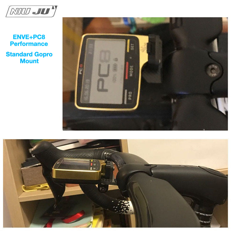 NIUJU ENVE SES Aero Computer Mount | Adjustable Garmin Wahoo Aero Cockpit Mount