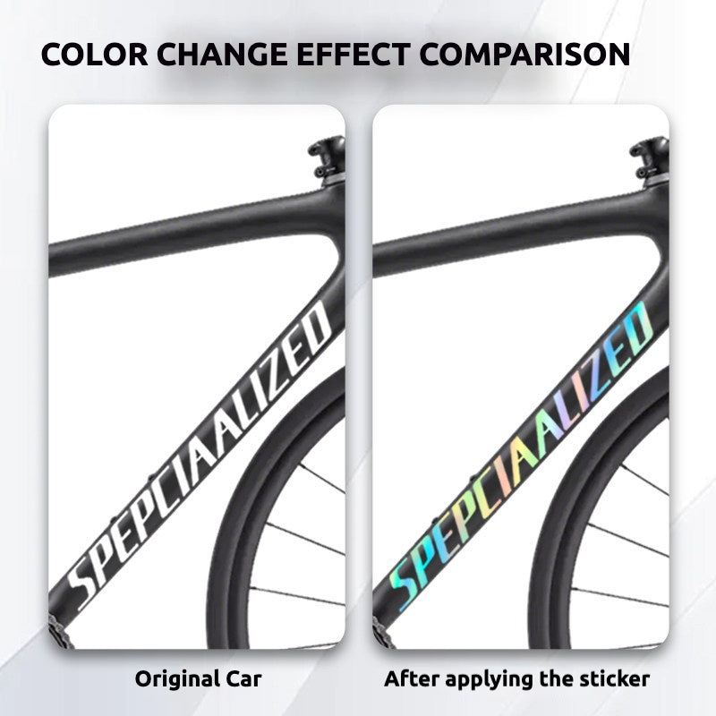 Specialized Aethos Frame Logo Cover Decal Sticker | Waterproof Custom Lightweight Road Bike Frame Decal