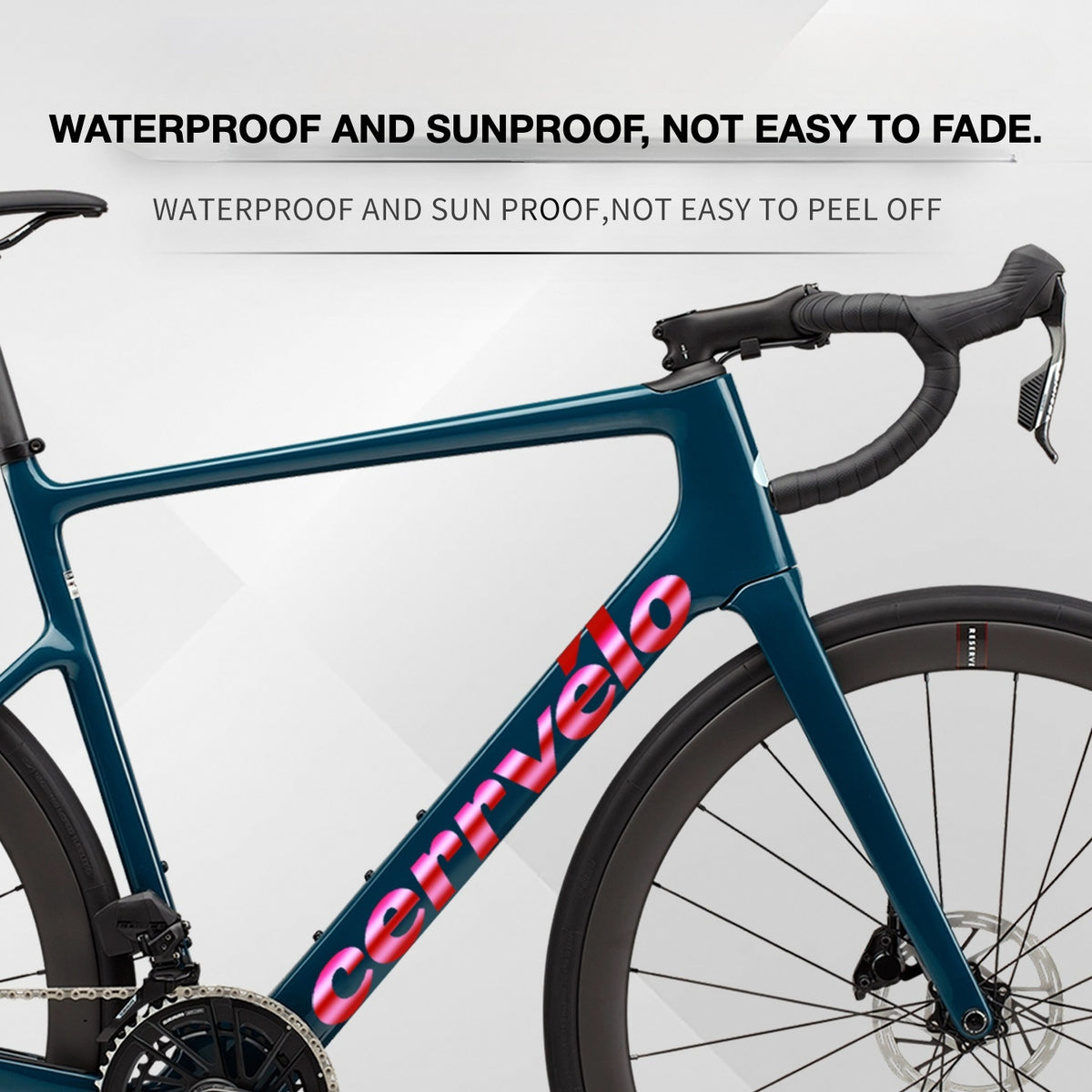 Custom OEM Logo Decals for 2026 Cervélo Caledonia Road Bike Frame | Waterproof Overlay Stickers(Please leave your frame size in the order notes when placing your order.)
