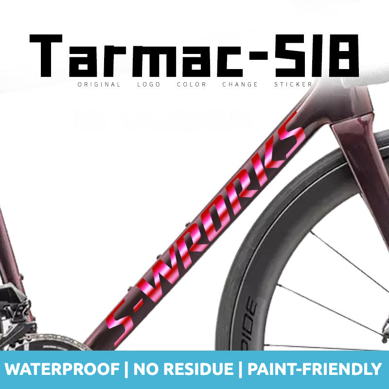 Specialized S-Works Tarmac SL8 Frame Logo Cover Decal Sticker | Waterproof Custom Road Bike Frame Decal