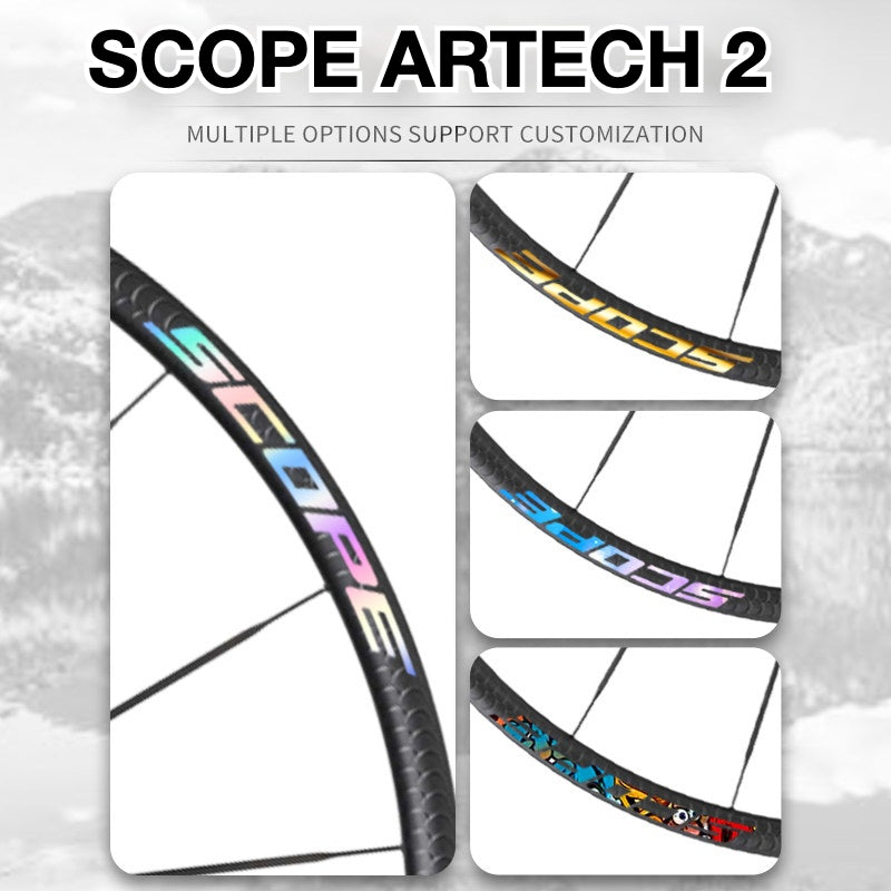 Scope Artech 2 Wheel Decal Sticker Kit – Logo Cover & Color Change