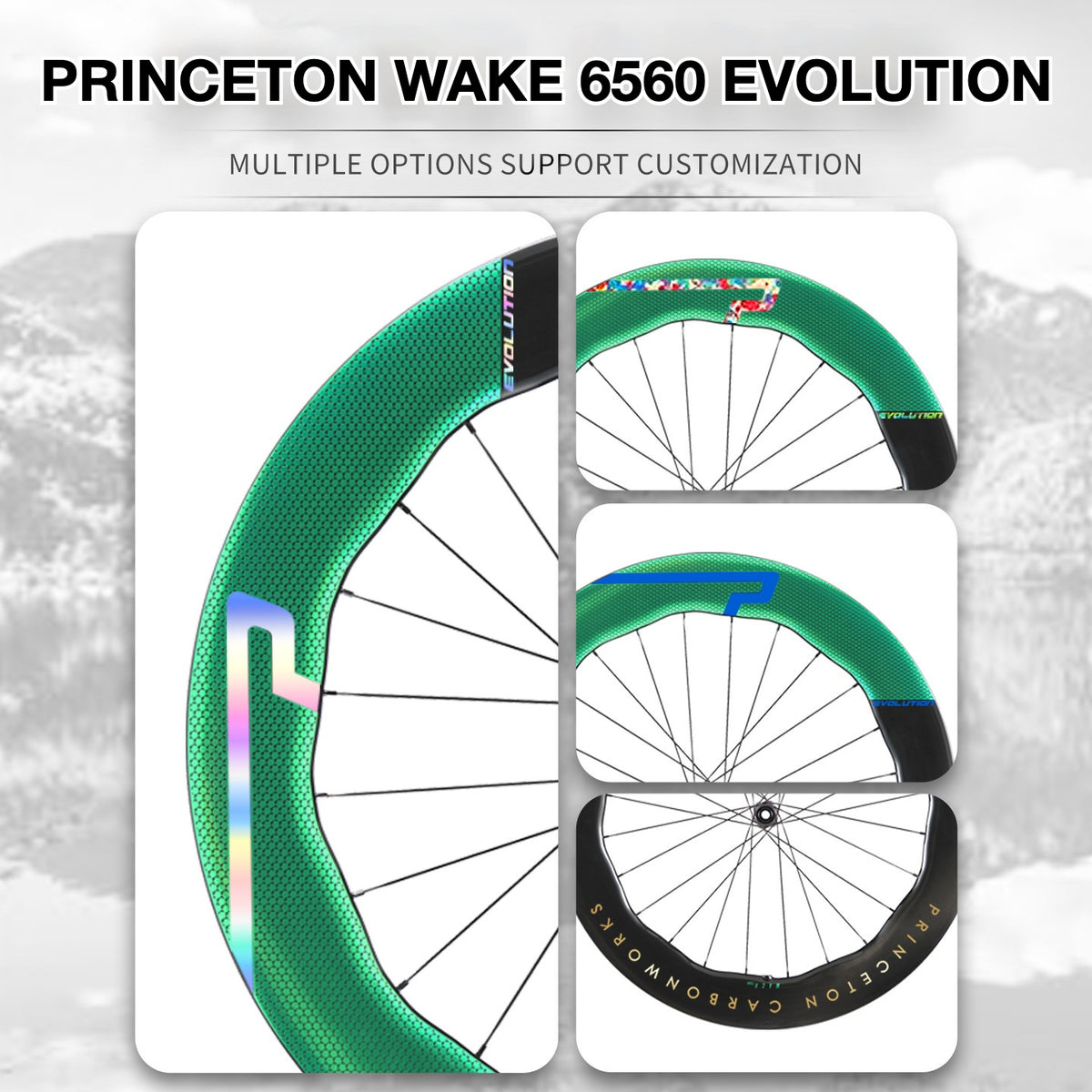 Princeton Wake 6560 Wheel Decal Sticker Kit – Logo Cover & Color Change