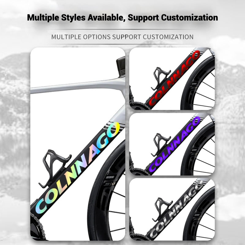 Colnago V5RS Logo Decal Set (2× Downtube + 1× Headtube)|Custom Frame Color Change Stickers|35+ Colors