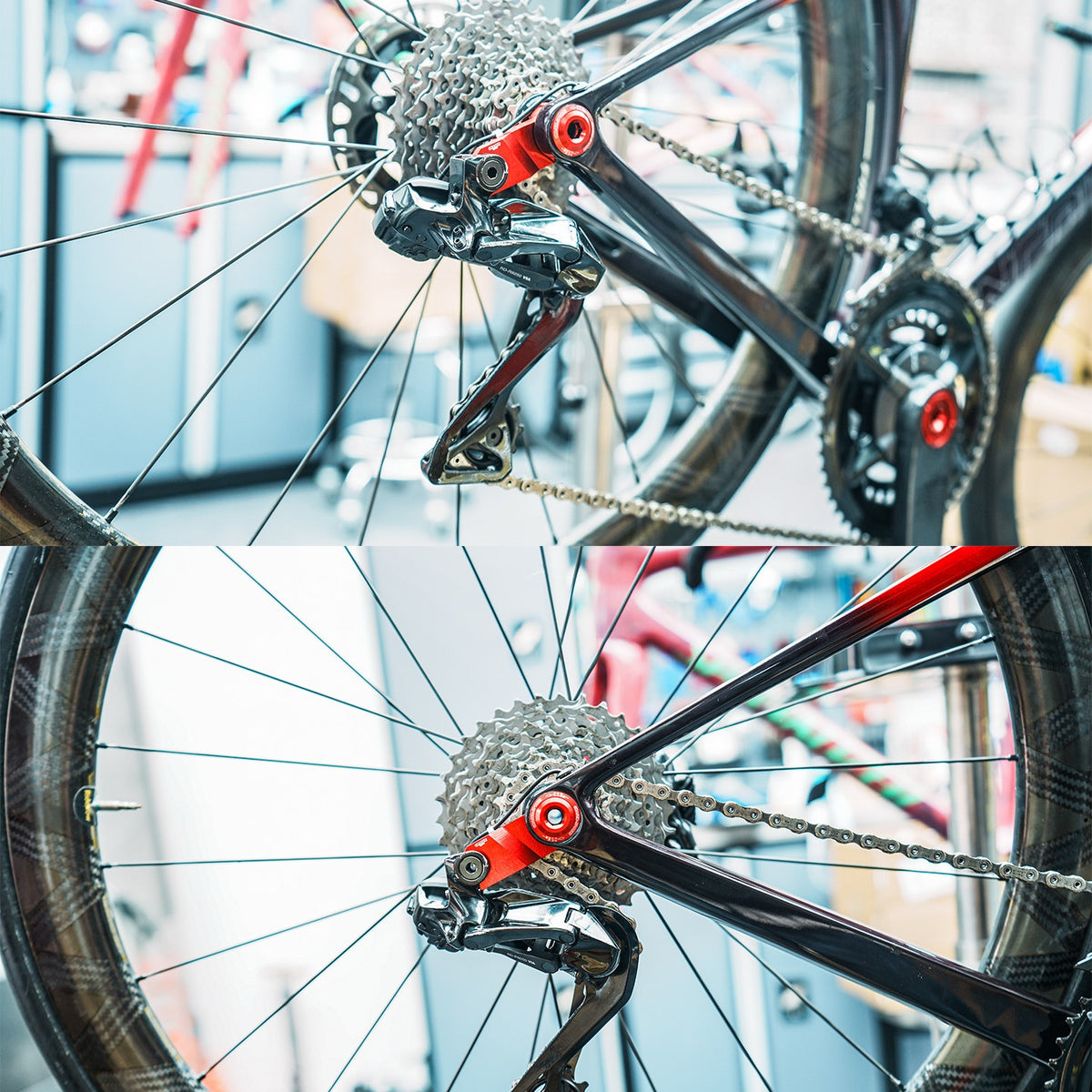 CHASER Ultralight UDH Rear Derailleur Hanger for Shimano 25.8g, SRAM & Campagnolo 21.5g