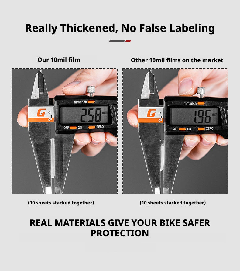 Film de protection complet en TPU pour cadre SPECIALIZED S-Works SL8 | Brillant & Mat | 7,5 mil / 10 mil | Tailles 49–56