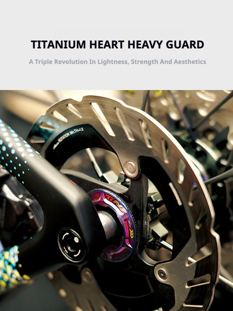 Titanium CNC Bague de Serrage de Rotor Center Lock | Compatible avec Shimano CLX XR R9270 R9170 R8170 Série RT-MT | 5g Ultra-léger | Options de Couleur Disponibles 1PCS
