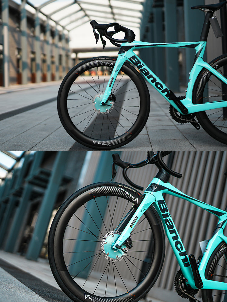 Chaser 0-AERO Rotor de Freio a Disco Aero Ultra-Leve – 160mm / 140mm | Bicicleta de Estrada, TT e Triathlon, Usinado em CNC, Center Lock