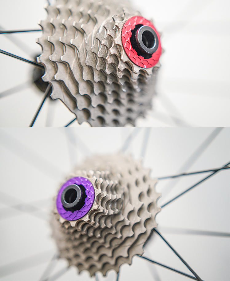 Chaser Ultra-Léger Shimano Cassette de Vélo de Route Bague de Serrage - 2,9g Usinée CNC ALU7075
