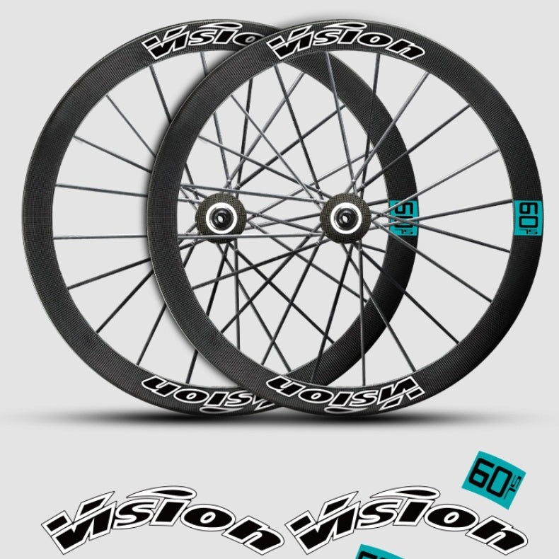 Набор наклеек на обод VISION METRON SL60 / SL45 – комплект на 1 колесо + 1 запасная полоска (закажите 2 для полного велосипеда)