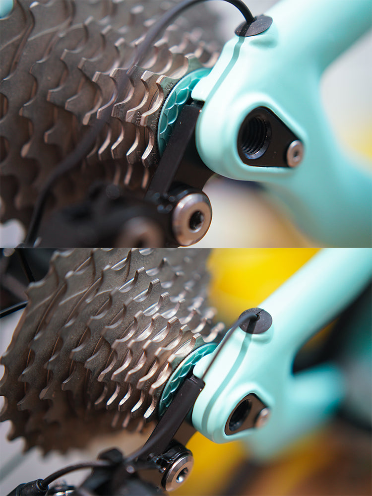 Chaser Ultra-Léger Shimano Cassette de Vélo de Route Bague de Serrage - 2,9g Usinée CNC ALU7075