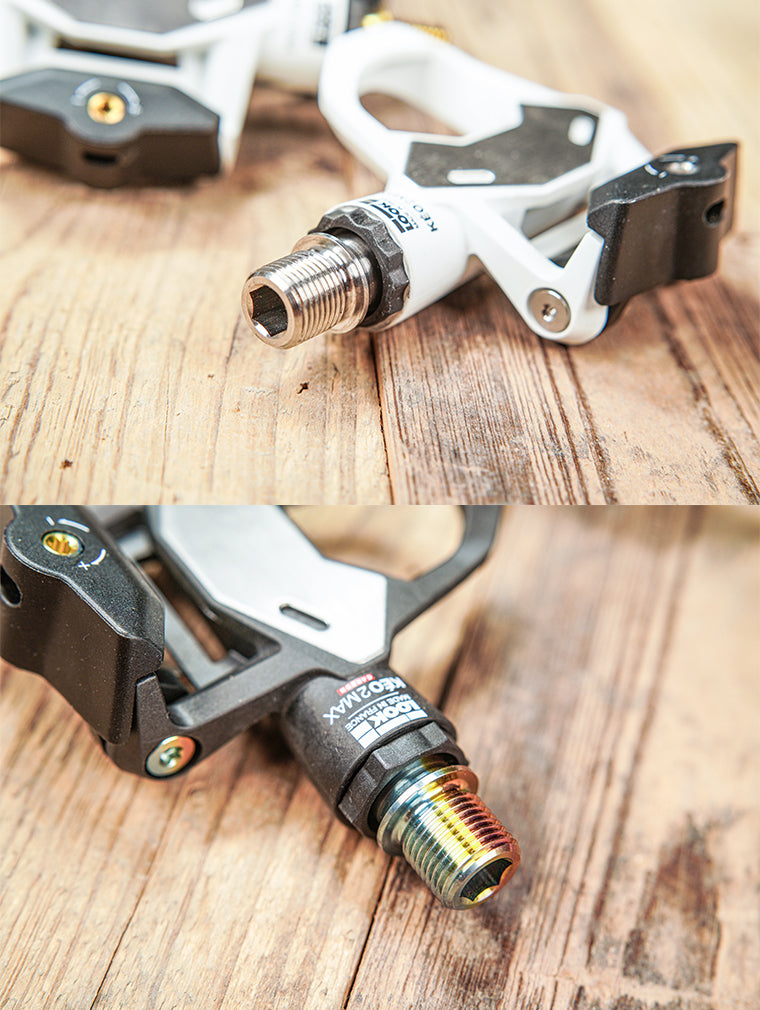 LOOK KEO2 MAX e BLADE Kit de Atualização Leve - Solução de Pedal de Performance em Titânio