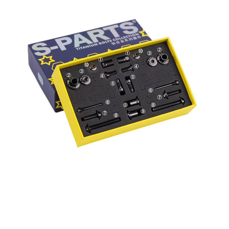 Kit de Atualização com Parafuso de Titânio para Giant TCR Advanced SL | Kit Completo para Bicicleta com 2 Kits de Freio/Passagem Shimano (R9270 + R8170)