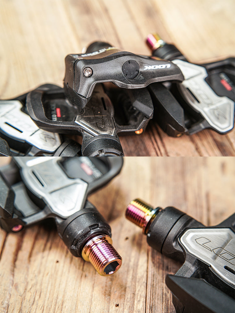LOOK KEO2 MAX e BLADE Kit de Atualização Leve - Solução de Pedal de Performance em Titânio