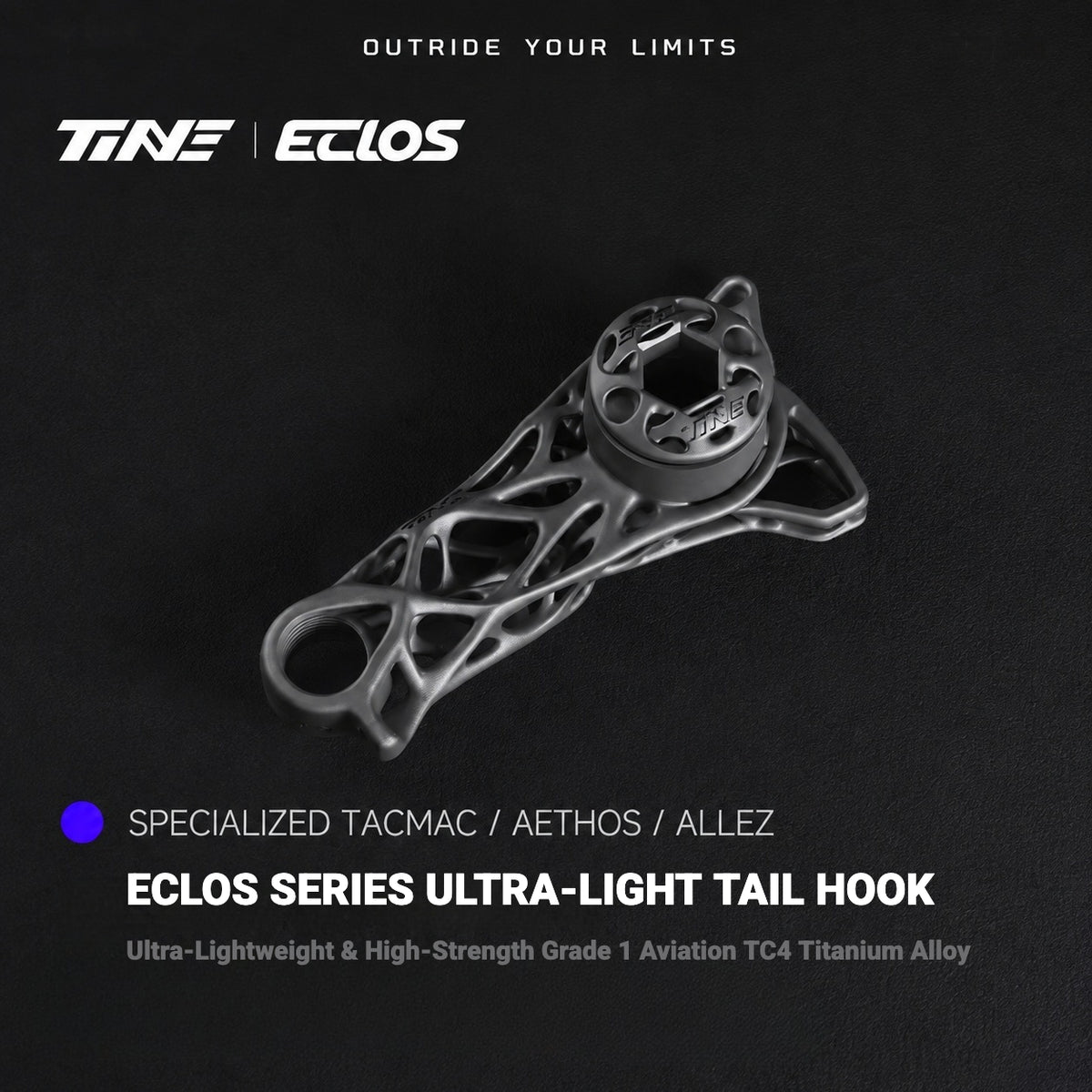 TiNE Titanium Derailleur Hanger | Shimano Direct Mount for UDH Frames | Tarmac SL9, Colnago Y1Rs, Trek Madone Gen 8 & Quick Pro ER
