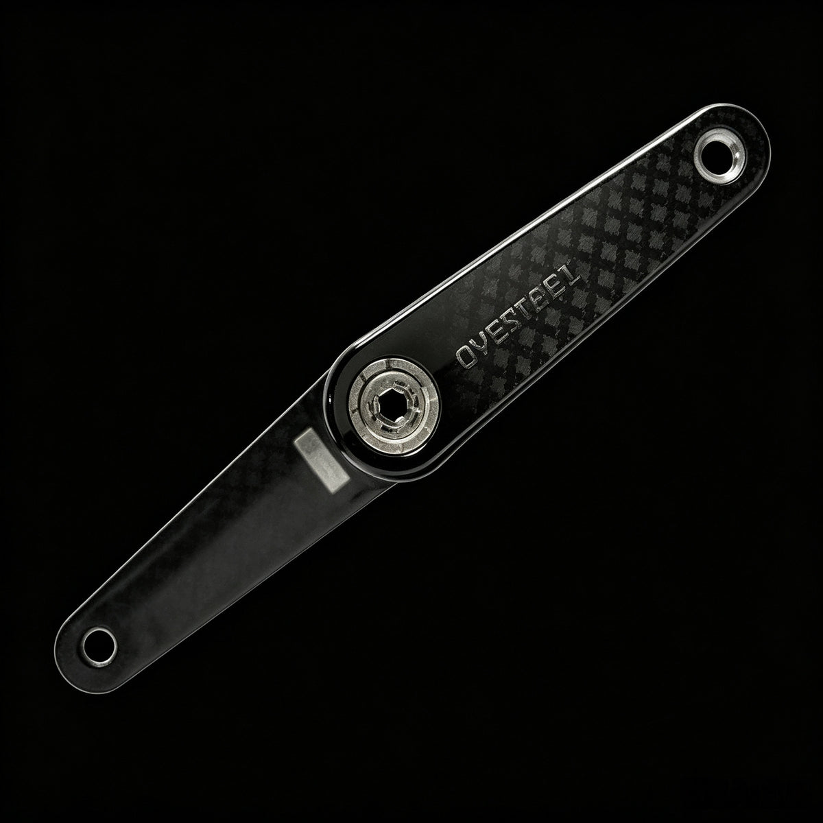 OVERFAST VELA Ti24 GR Carbon Crankset for Gravel Bikes | Ultra-Light Gravel Race Crankset