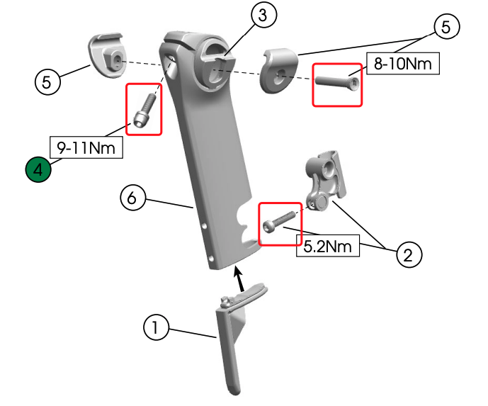 Kit Completo de Atualização de Parafuso de Titânio para Trek Madone Gen7 SLR/SL e Kits de Freio com Troca Shimano/SRAM
