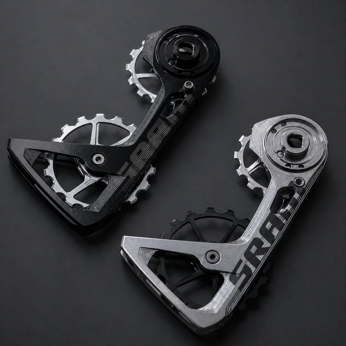 SPIREX Rodas de Polia Cerâmicas Oversized para Shimano R9250 R8150 R9100 R8000 R7170 – Upgrade de Titânio 14T+17T, 76g Ultra-Leve