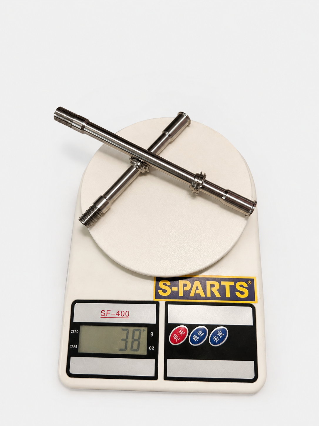 Kit de Eixos Passantes S-PARTS Titanium para Colnago Y1RS & V5RS | Upgrade Ultraleve de 38g / 32g