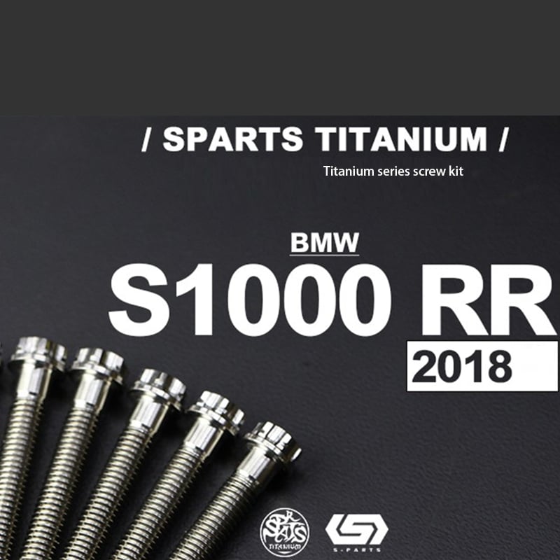 S-parts Titanium ALLOY BMW S1000RR 2018 Vite e dado in titanio