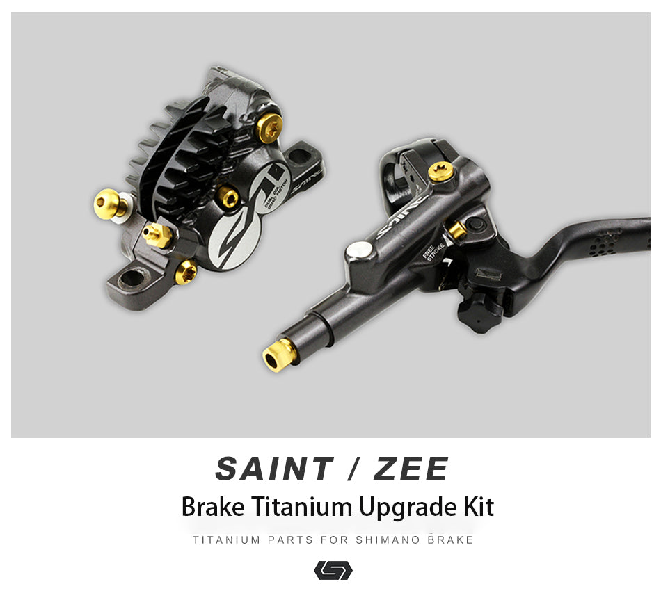 S-parts SAINT M820 ZEE Brake Titanium Alloy Upgrade Set Vite in titanio