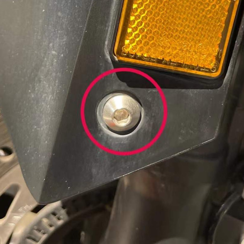 La série A3 en alliage de titane S-PARTS convient à la moto Fosha 350 pour une transformation complète du véhicule, vis pour modification complète du véhicule