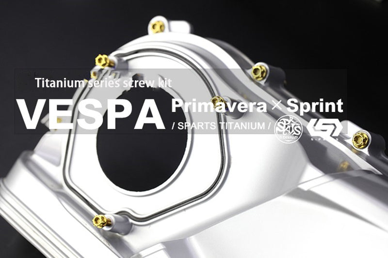 Vis en alliage titane doré S-parts pour Vespa Primavera Sprint 150