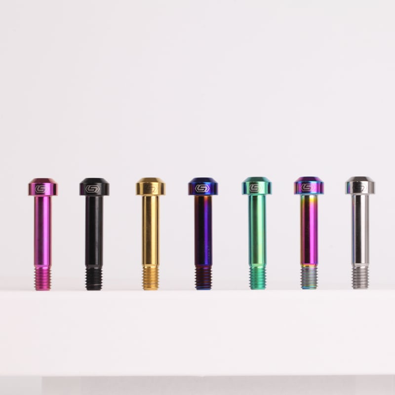 S-parts Viti speciali per biciclette in lega di titanio M8 Viti per ammortizzatori Accessori multicolori per biciclette