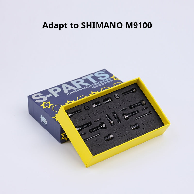 Set di viti per freni a disco SPARTS - compatibile con Shimano M9100 e accessori