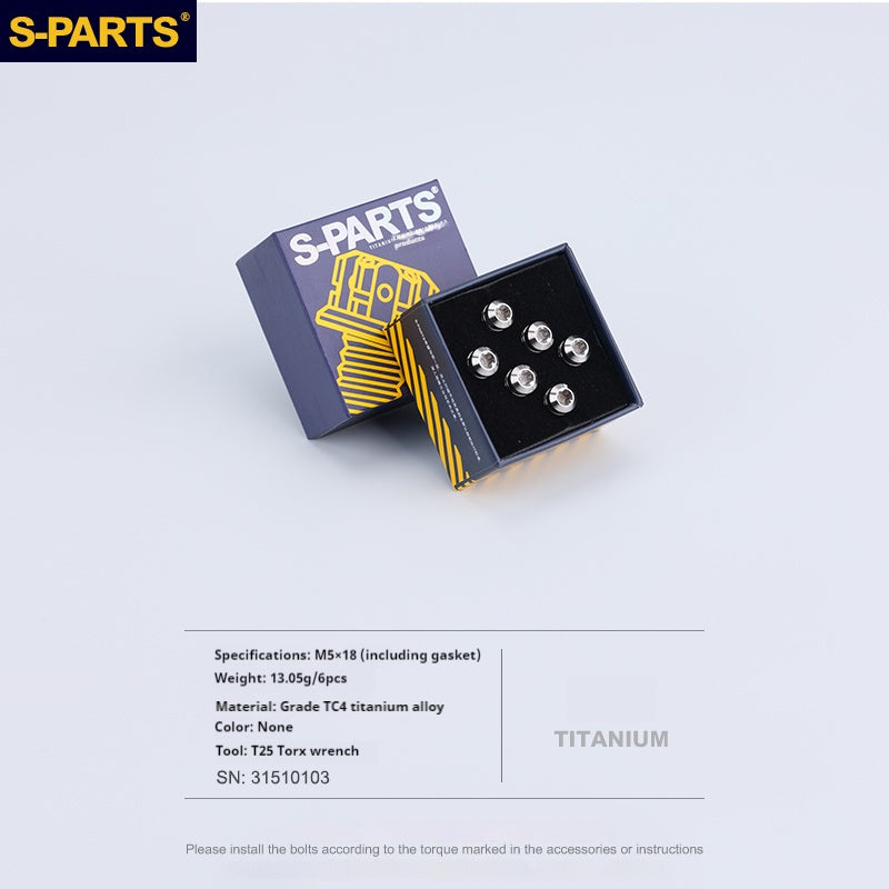 💸💸💸30% de desconto Série de Parafuso de Avanço S-PARTS de Liga de Titânio M5 L18