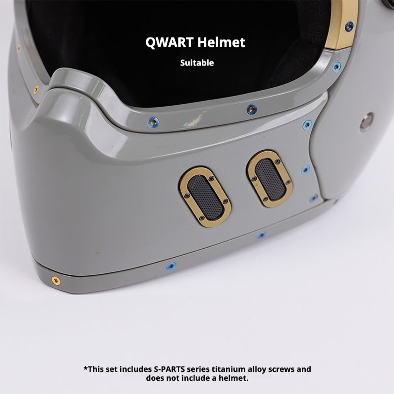Set di viti in titanio per casco da moto SPARTS QWART