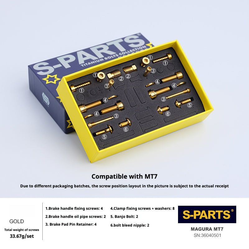 Kit viti freno a disco in lega di titanio SPARTS compatibile con Magura MT4/5/7/8