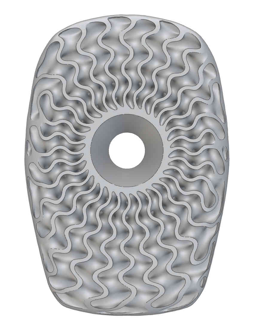 Tappo attacco manubrio in titanio stampato in 3D, adatto per manubri bici da strada EXS integrati, 1 pz.