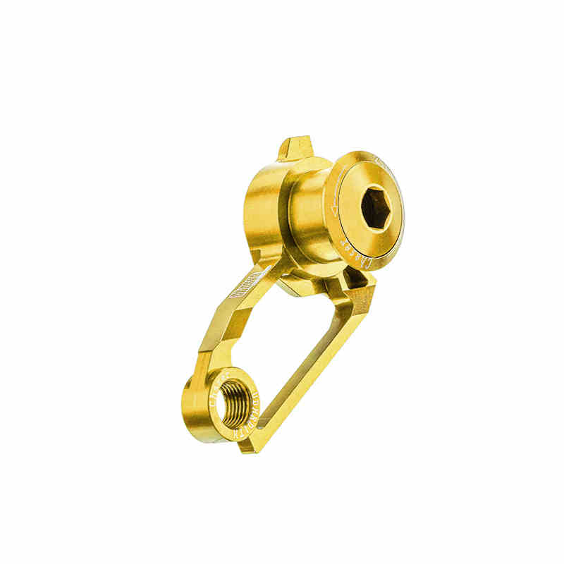 Attacco deragliatore posteriore in alluminio CNC ultraleggero (compatibile solo con deragliatori posteriori Shimano serie R.) | Solo 26,8 g | Compatibile con sistemi UDH (TREK MADONE 8, X-LAB RT, VAN RYSEL RCR e altri) 1 pz.