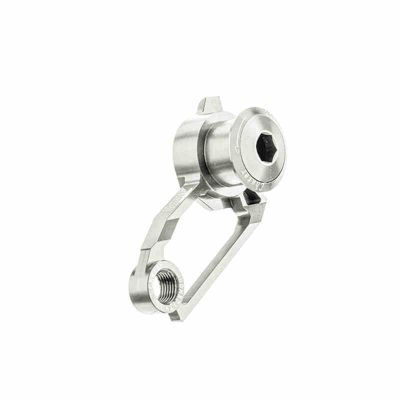 Attacco deragliatore posteriore in alluminio CNC ultraleggero (compatibile solo con deragliatori posteriori Shimano serie R.) | Solo 26,8 g | Compatibile con sistemi UDH (TREK MADONE 8, X-LAB RT, VAN RYSEL RCR e altri) 1 pz.
