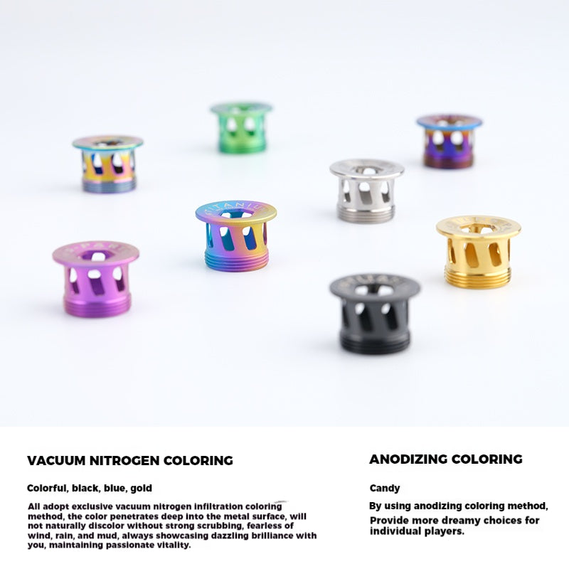 Copertura della manovella in lega di titanio S-PARTS L15 per la serie SHIMANO
