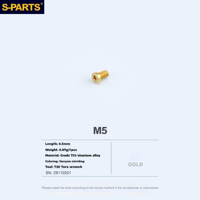 Viti di integrazione del cambio SRAM in lega di titanio S-PARTS