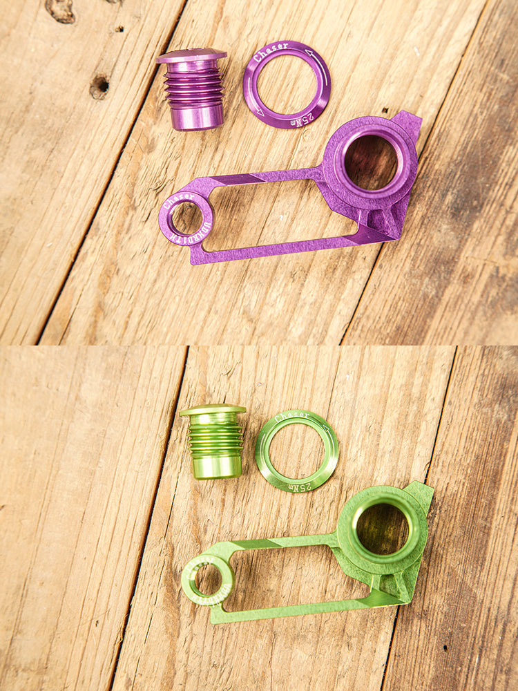 Attacco deragliatore posteriore in alluminio CNC ultraleggero (compatibile solo con deragliatori posteriori Shimano serie R.) | Solo 26,8 g | Compatibile con sistemi UDH (TREK MADONE 8, X-LAB RT, VAN RYSEL RCR e altri) 1 pz.