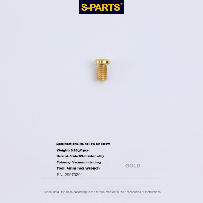 S-PARTS Lega di Titanio Cambio Freno Blocco Linea Mountain Road Bicicletta Deragliatore Anteriore Deragliatore Posteriore Vite di Compressione