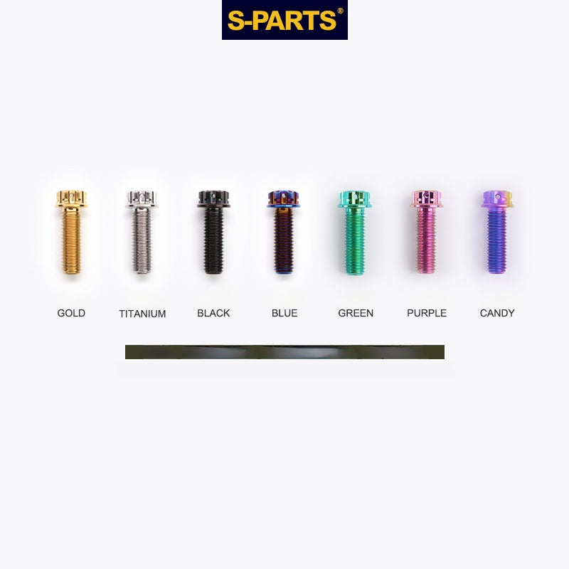 SPARTS Série A3 Parafusos de Titânio M8 L20mm P1.0 Rosca Fina para Motocicleta e Carro