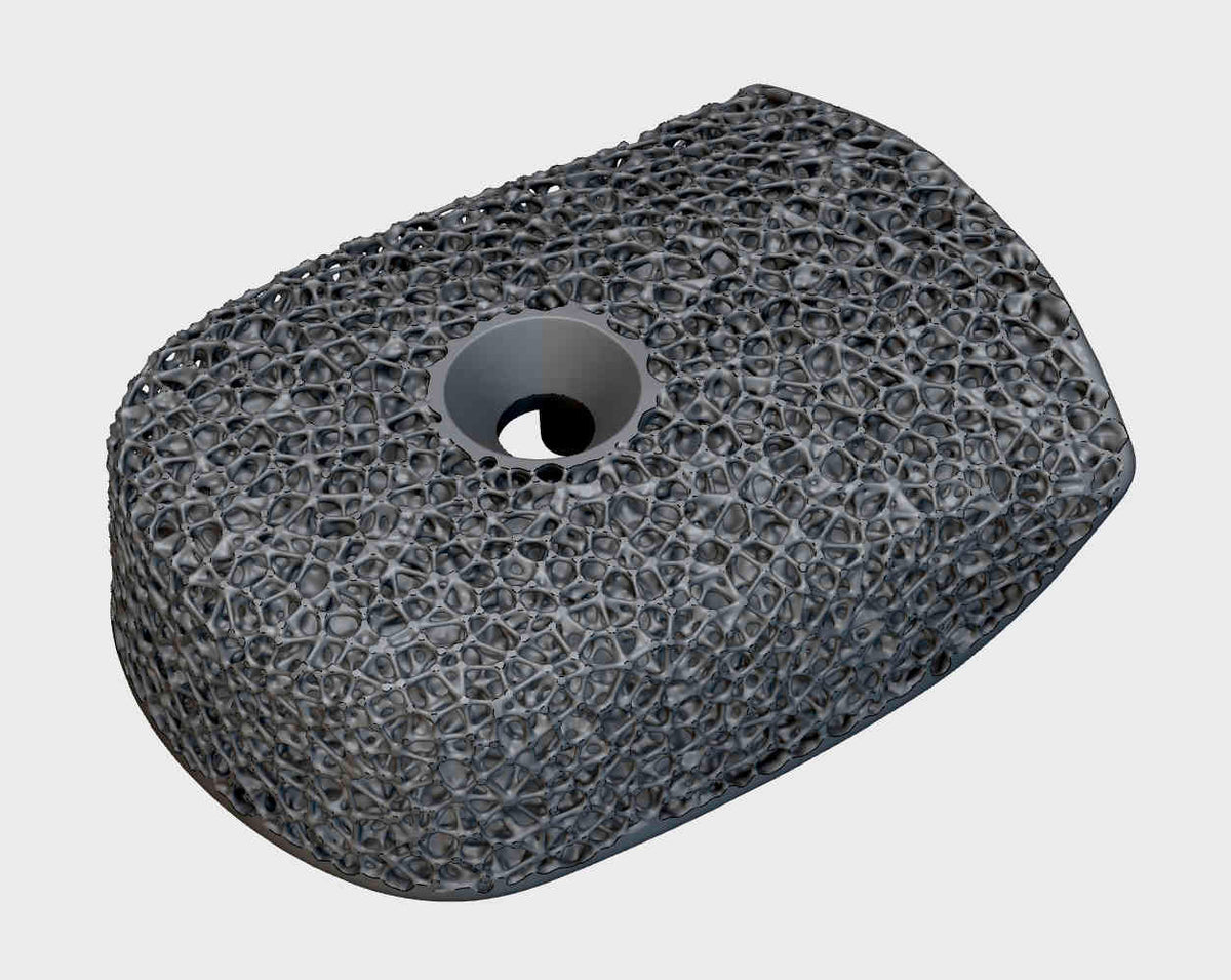 Tappo attacco manubrio in titanio stampato in 3D, adatto per manubrio bici ACR 5D con visione stradale integrata, 1 pz.