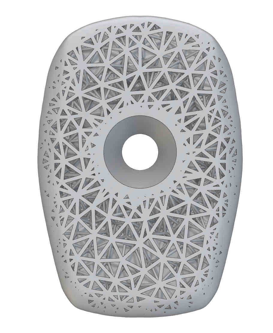 Tappo attacco manubrio in titanio stampato in 3D, adatto per manubri bici da strada EXS integrati, 1 pz.