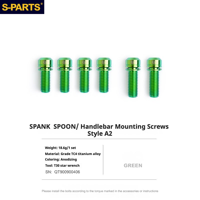 S-PARTS Vite in titanio DMR DEFY/SPANK SPOON /DPSBikes/Street Trial/viti di montaggio del manubrio BMX