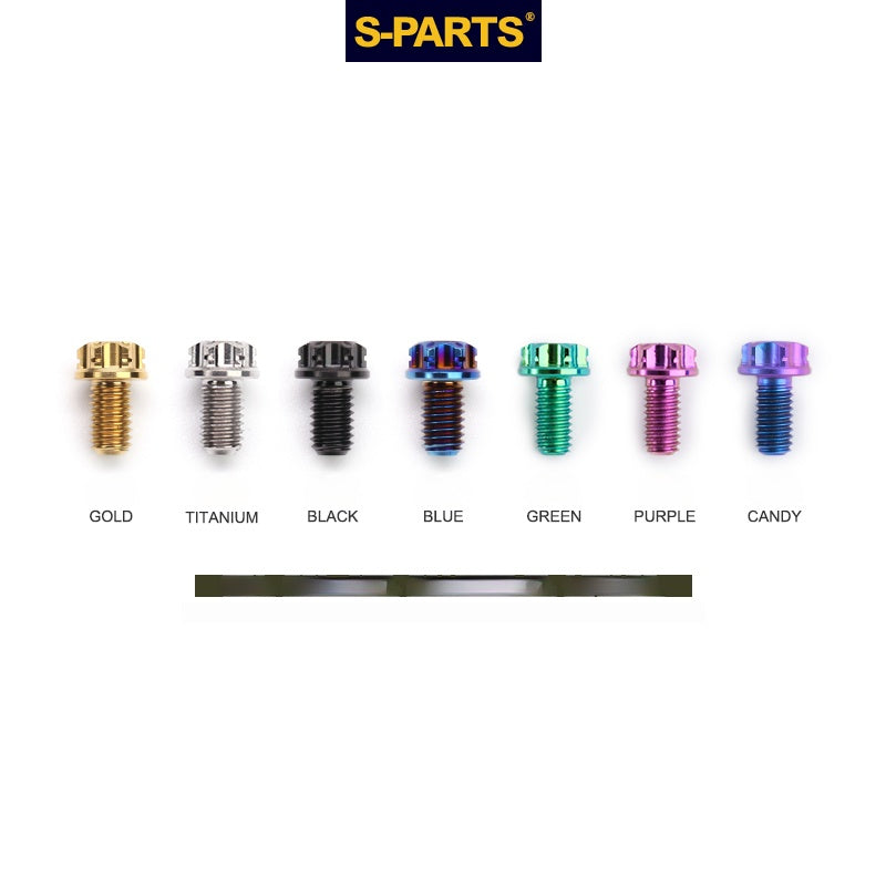 SPARTS A3 Serie M8 L10-120mm Viti in titanio dorato per motociclette e auto