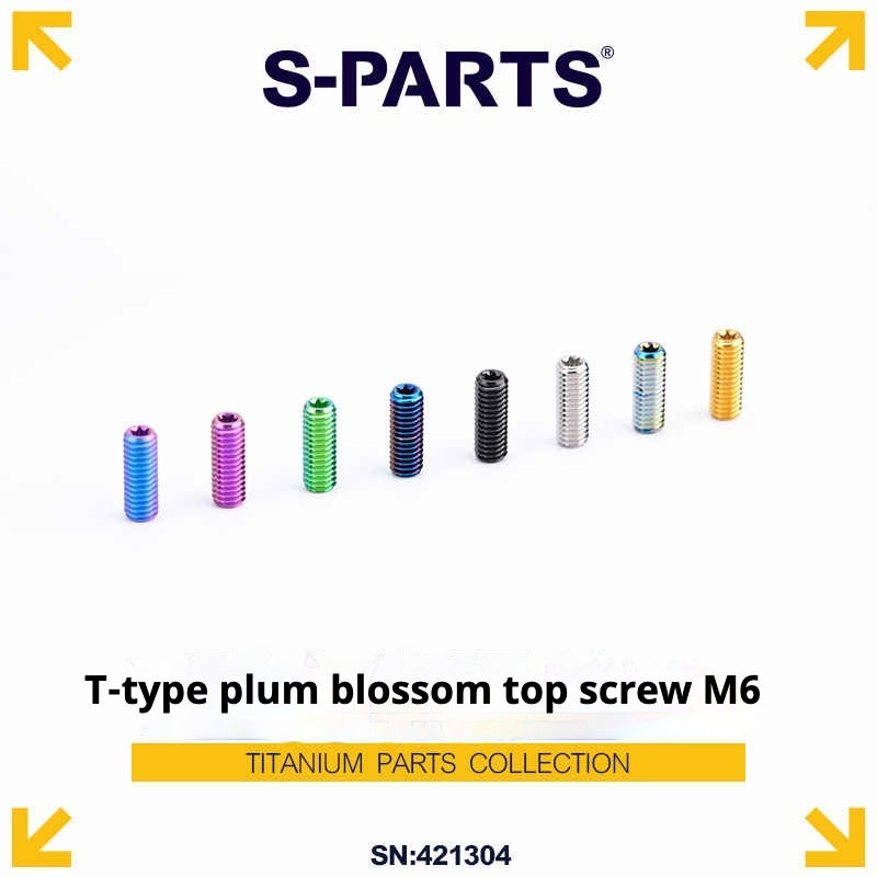 SPARTS Outil de Plombier en T T15 Fil supérieur plat M6 L08-10-12-16 Vis en titane