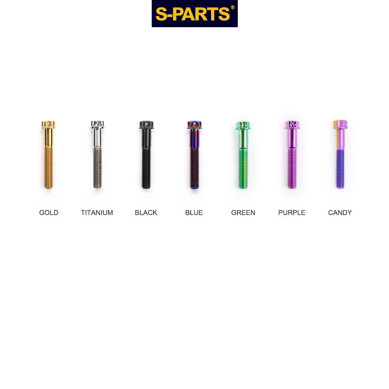 Bulloni per asse posteriore in titanio S-PARTS compatibili con biciclette GOOD TIMES e DPSBikes