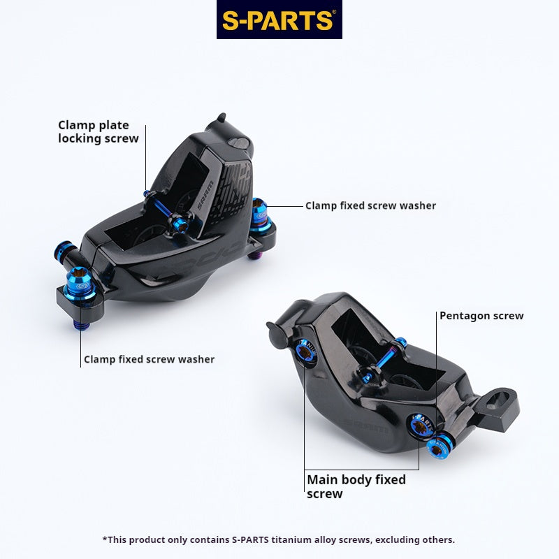 Conjunto de Parafusos para Disco de Freio S-PARTS Titânio para SRAM CODE RCS/R Series
